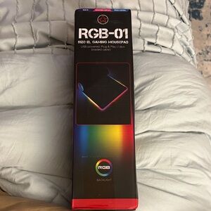 RGB-01 Size-XL RGB Gaming Mousepad - Black